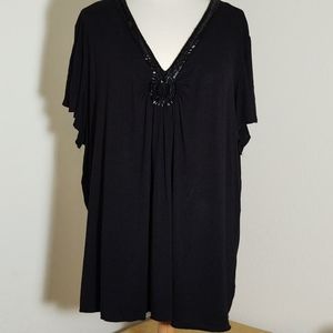 Metro 7 black bling shirt